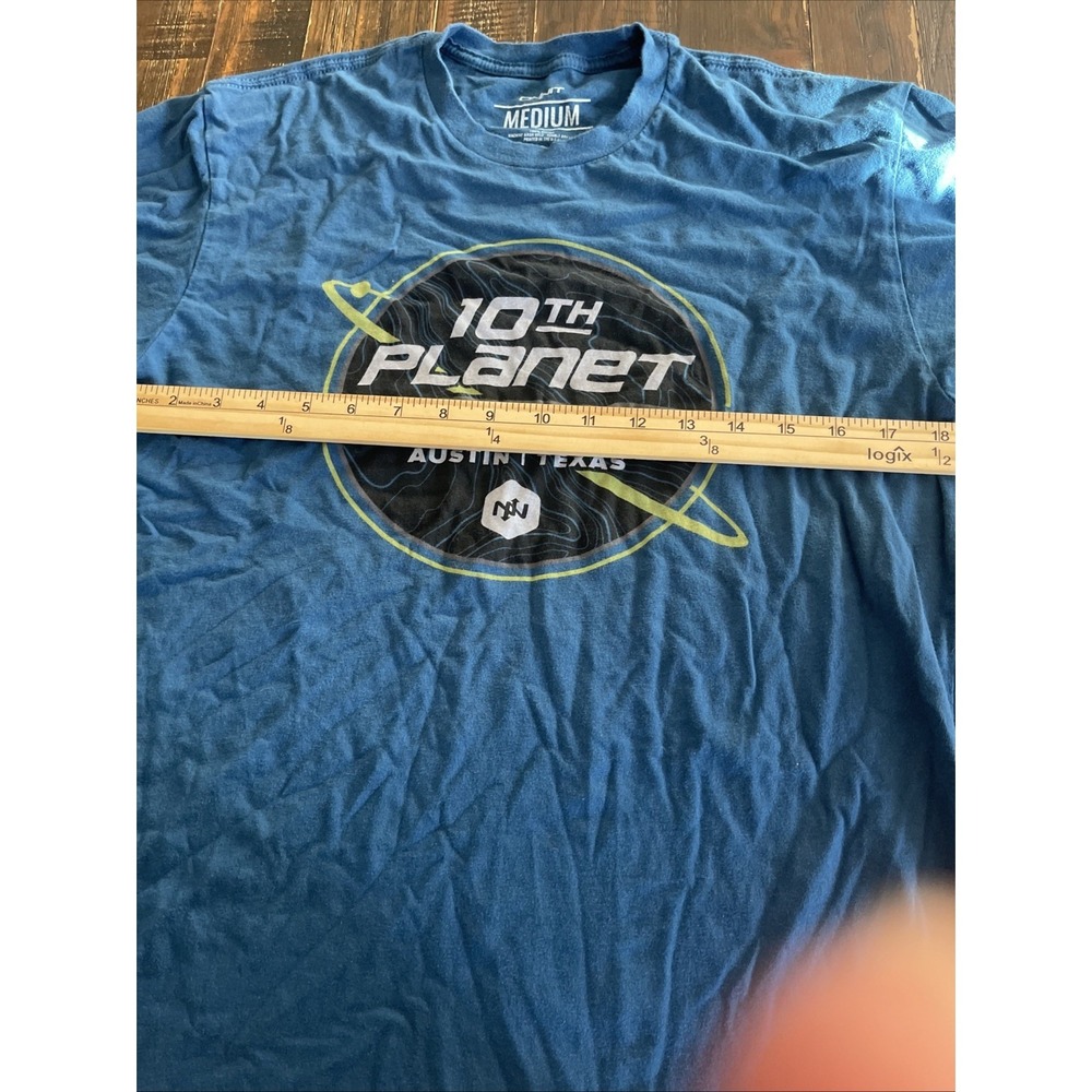 Onnit 10th Planet Jiu Jitsu Austin Texas Men Tshirt Size M Blue